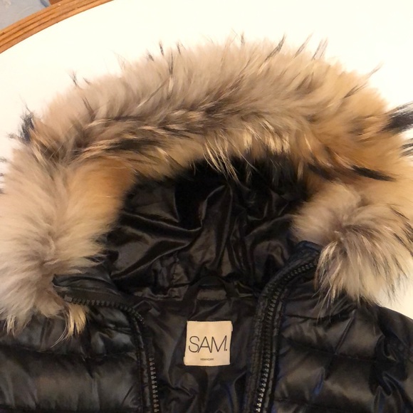 Black Size 10 SAM Blake Coat Girls - Picture 2 of 2